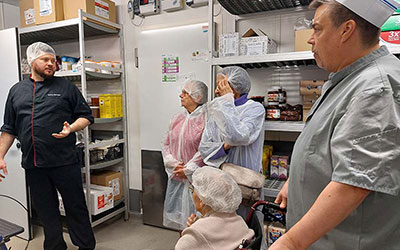 Première visite de cuisines au Villâge